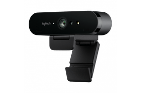 Webcam Ultra HD Logitech 4K PRO - Microfone Embutido para Chamadas e Gravações em Video - Compatível Logitech Capture