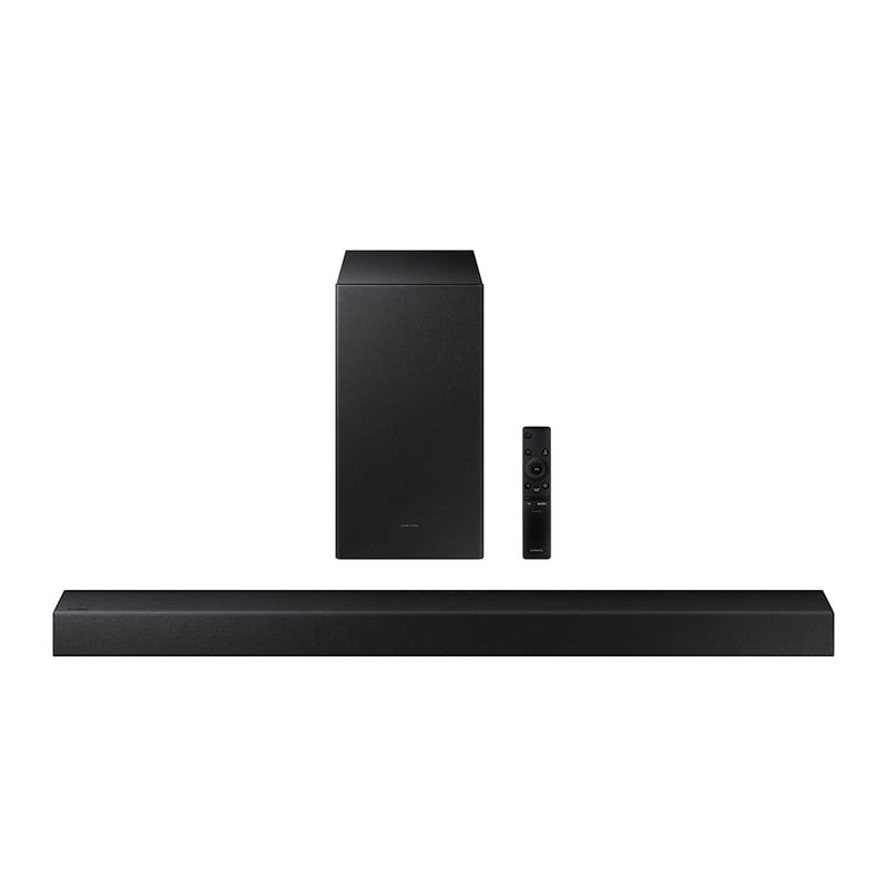 Soundbar Samsung HW-A455, com 2.1 canais, potência de 300W RMS, Bluetooth e Subwoofer sem fio é boa?