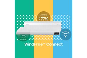 Ar-condicionado Split Inverter Samsung WindFree Connect Sem Vento Quente e Frio